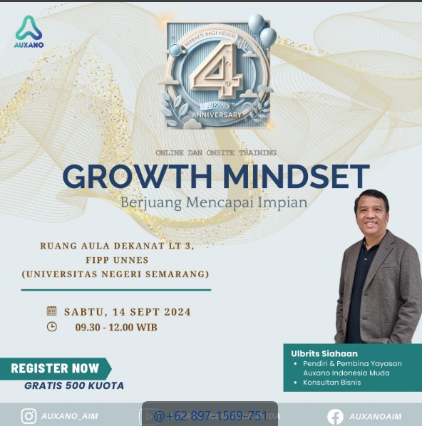 Hut Auxano ke 4 : Berjuang Mencapai Impian